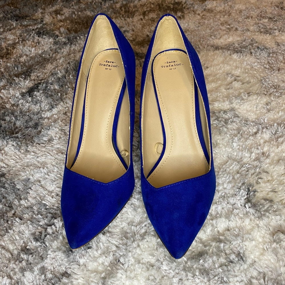 Blue heels